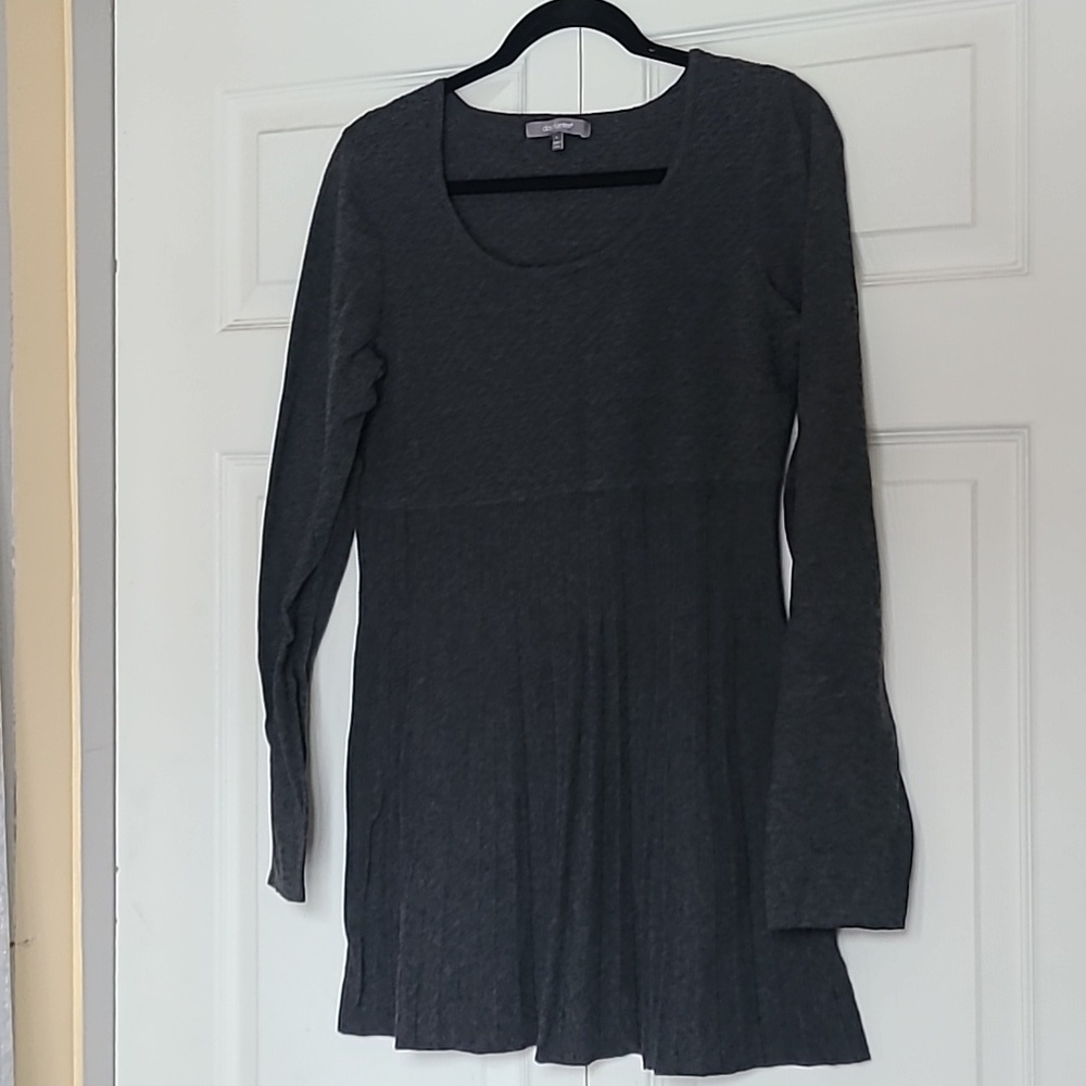 Daisy Funtes Sweater Dress dark gray lightweight size large women's